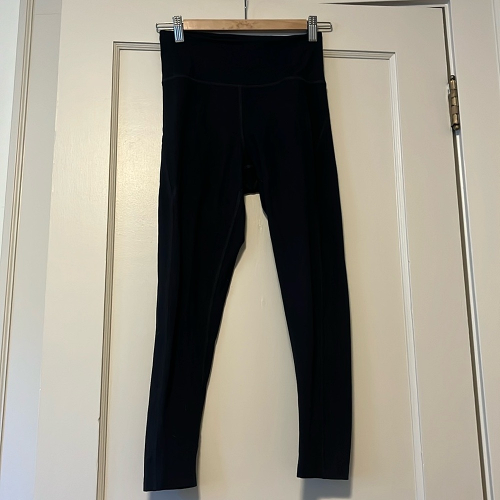 Girlfriend Collective high rise black leggings, size small
